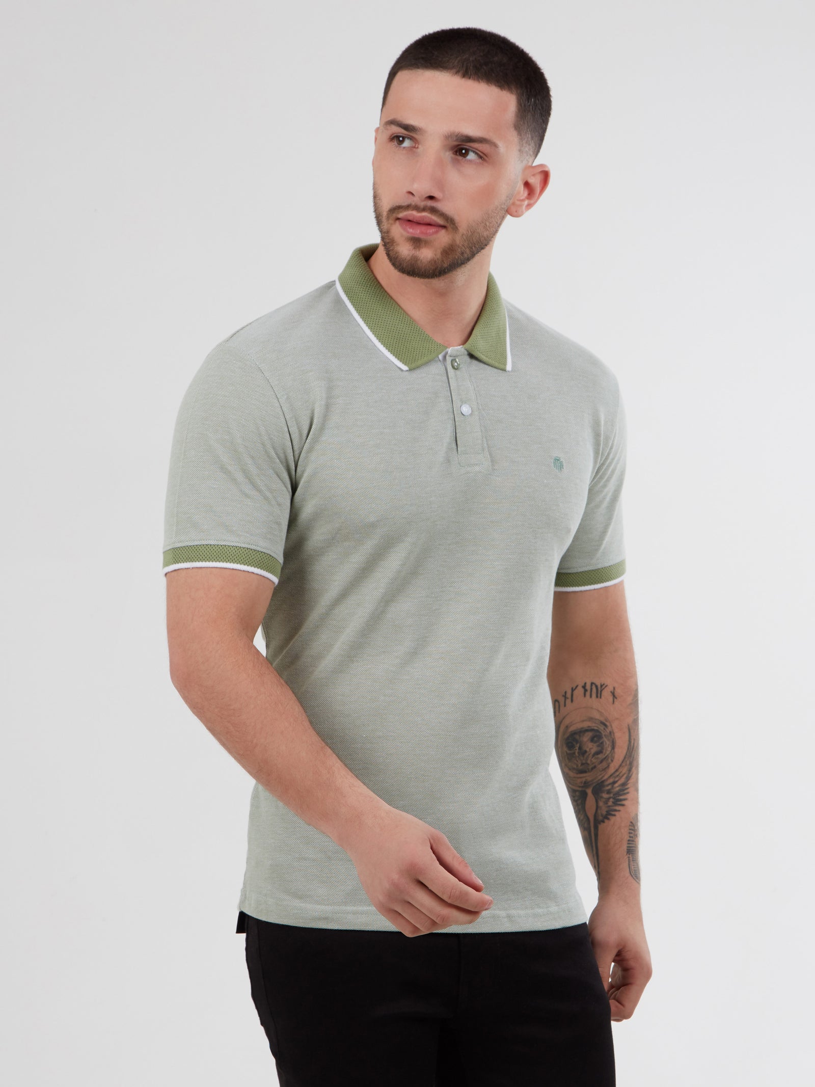 memphis-pale-green-pique-mens-classic-short-sleeve-polo-shirt-mish-mash