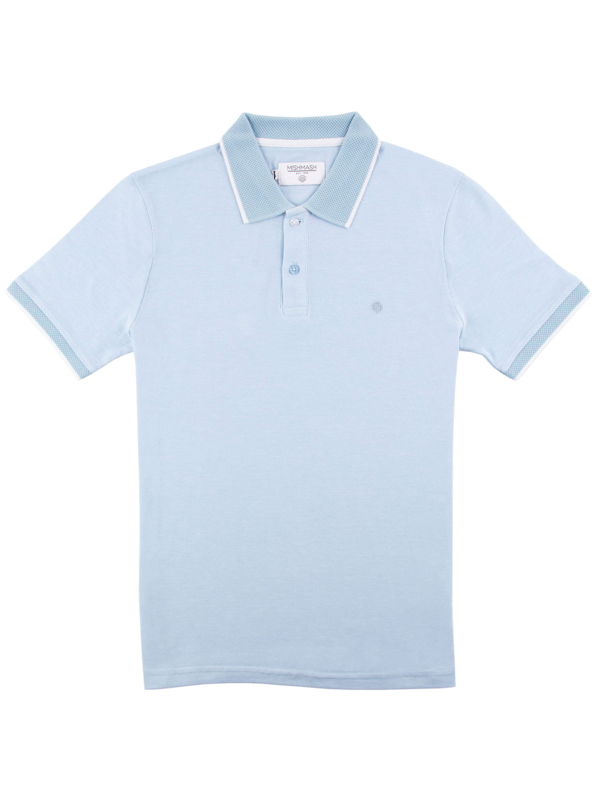 Regular Fit Memphis Sky Pique Polo