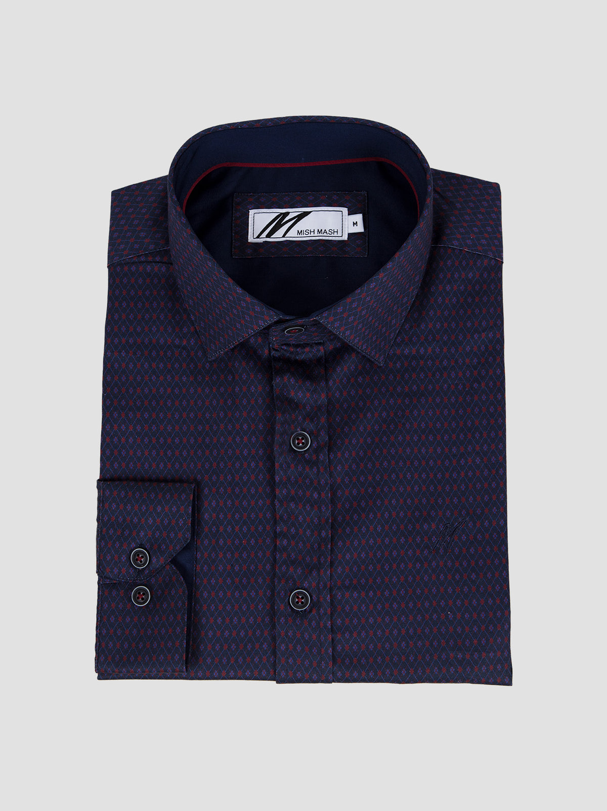 Regular Fit Noro Ink Printed Long Sleeve Shirt