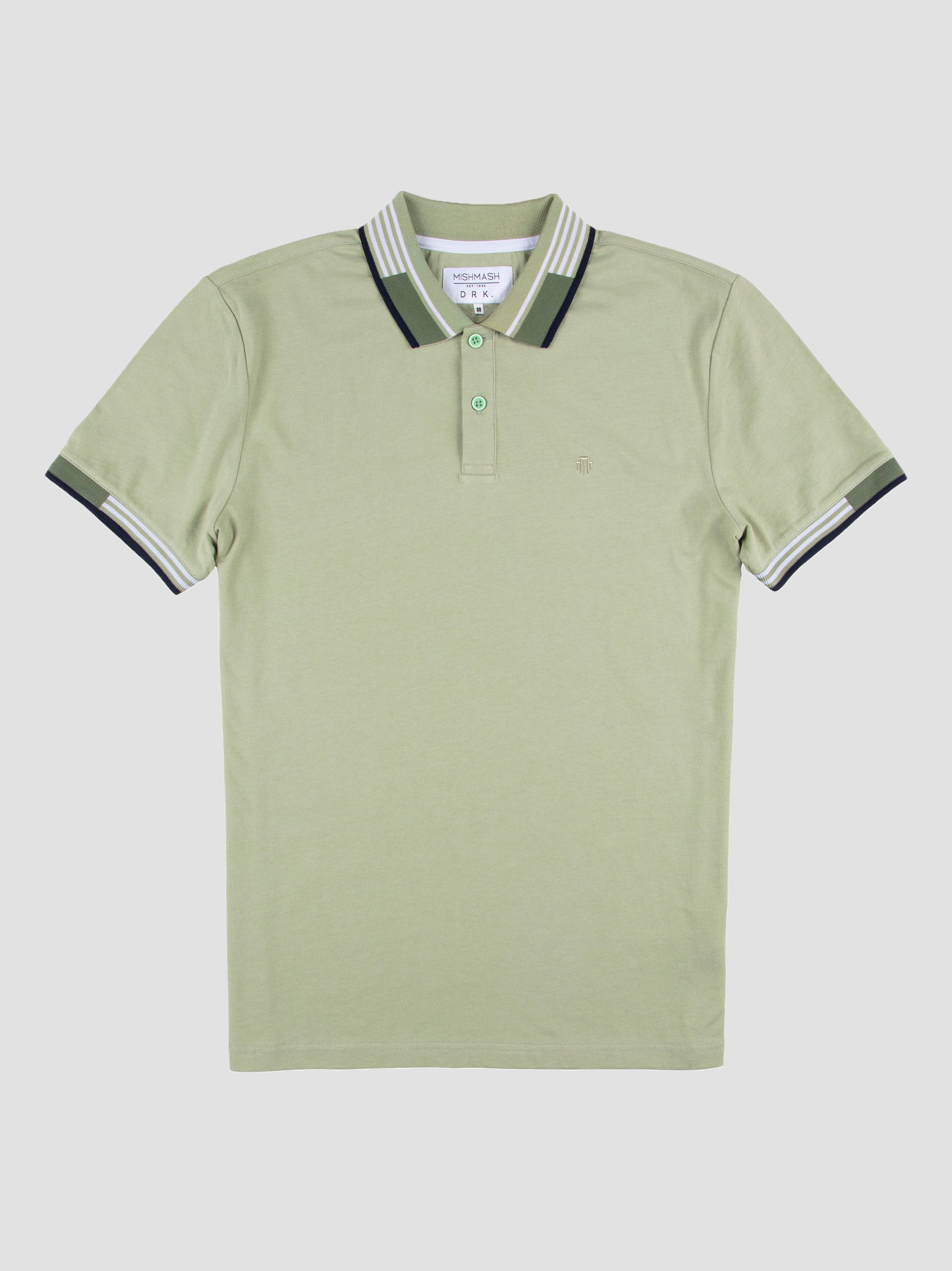 Regular Fit Oslo Pale Green Cotton Jersey Polo