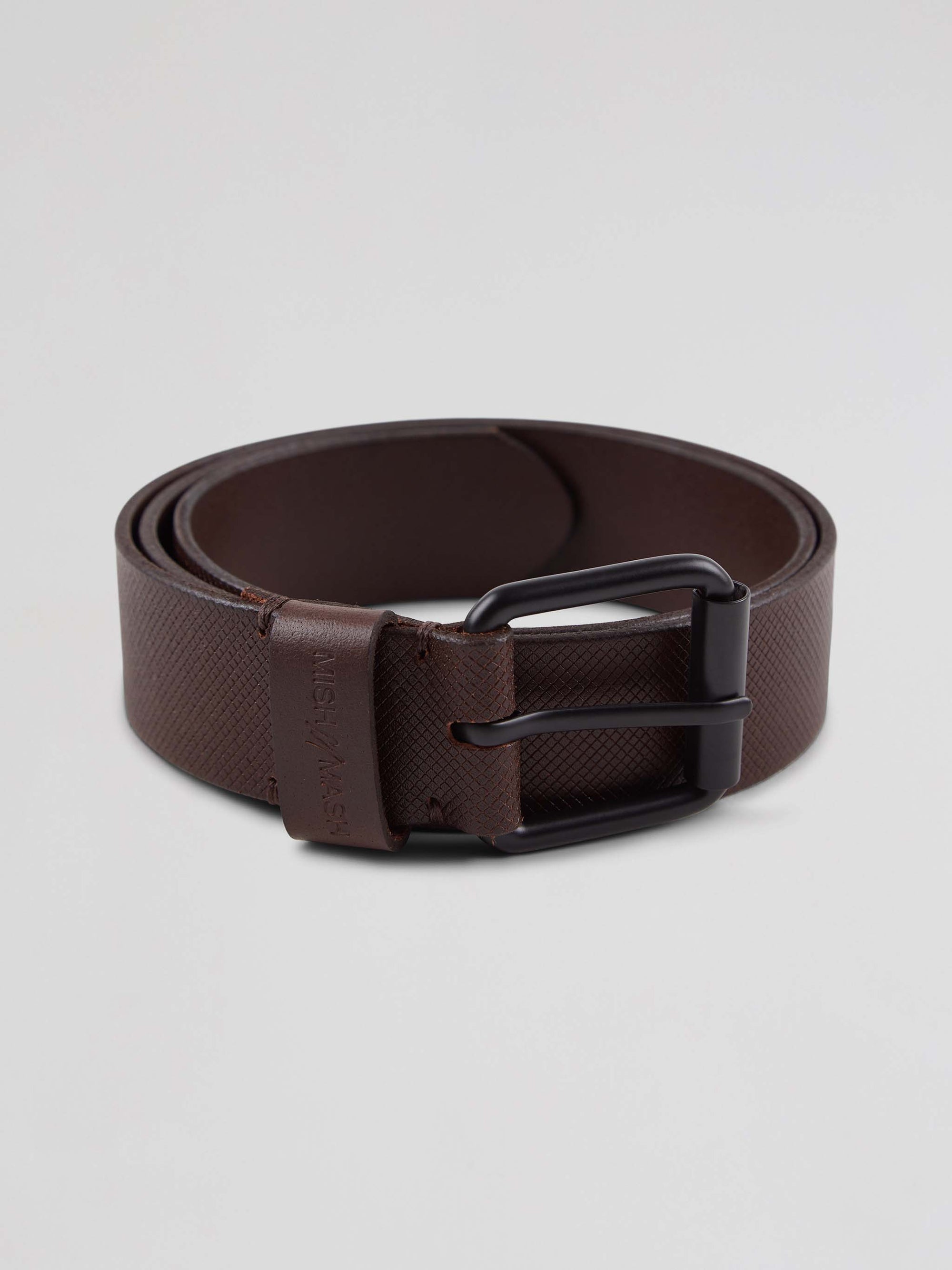 Leather Warwick Dark Brown Jean Belt