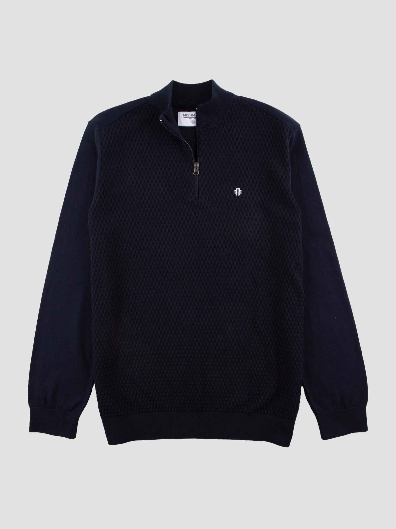 navy-funnel-neck-long-sleeve-knit-menswear