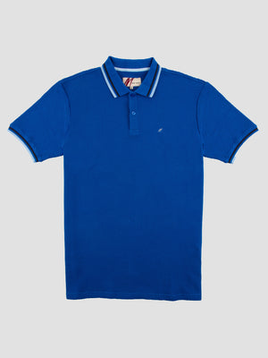 Stockholm-royal- textured-short-sleeve-mens-polo